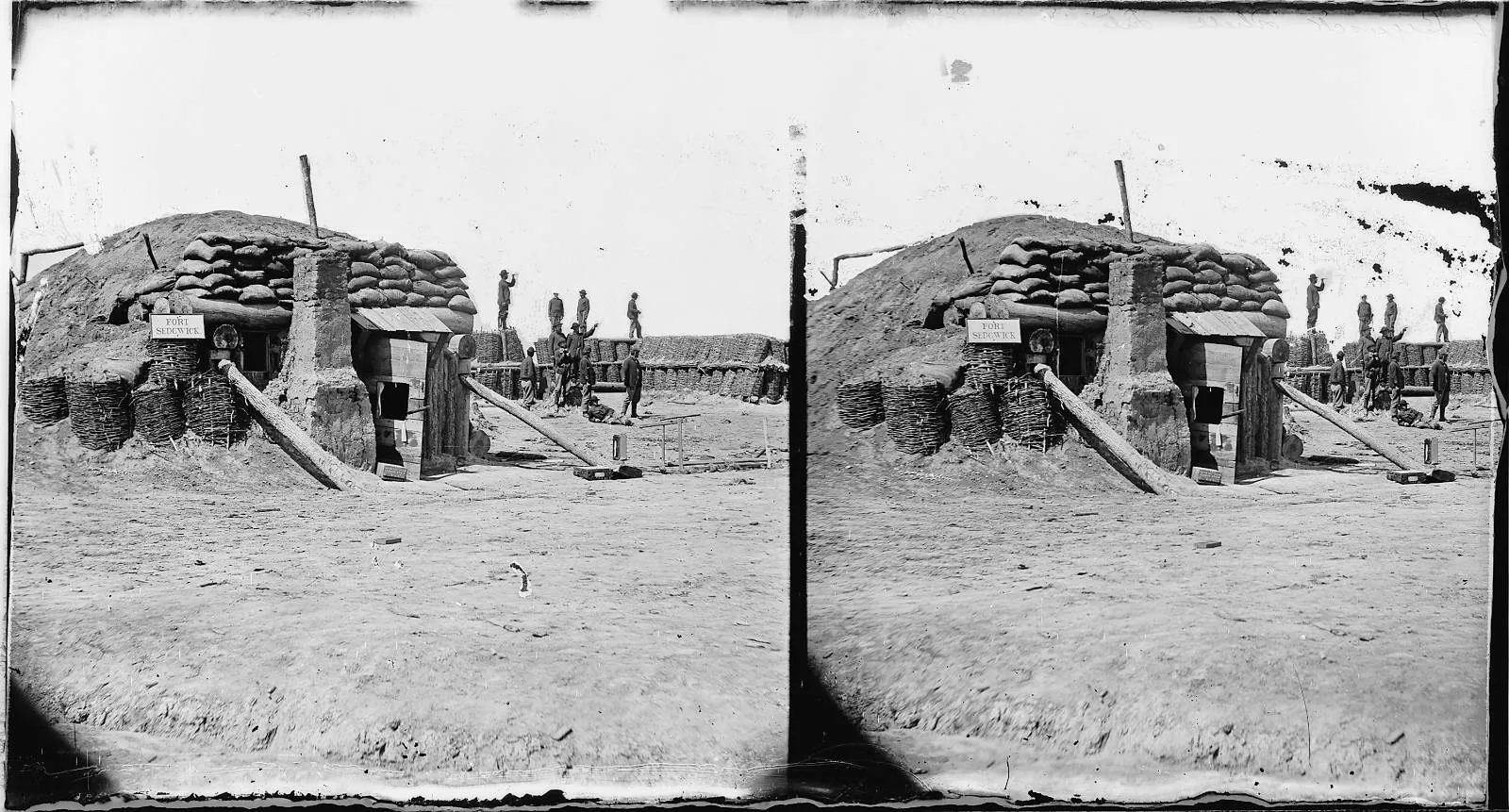 Civil War bomb-proof hut