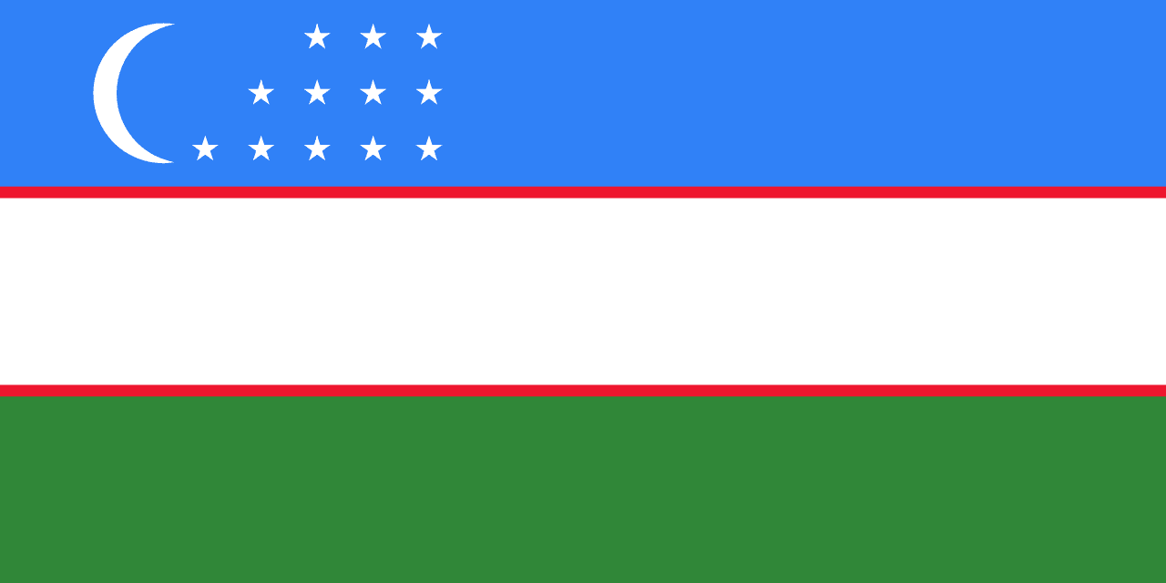 Uzbekistan Flag